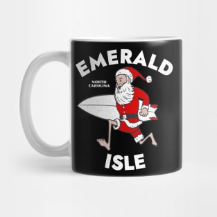 Emerald Isle, NC Christmas Vacationing Skiing Santa Mug